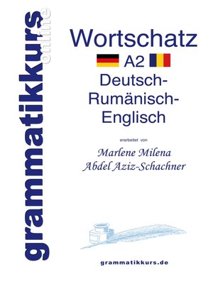 cover image of Wörterbuch Deutsch--Rumänisch--Englisch Niveau A2